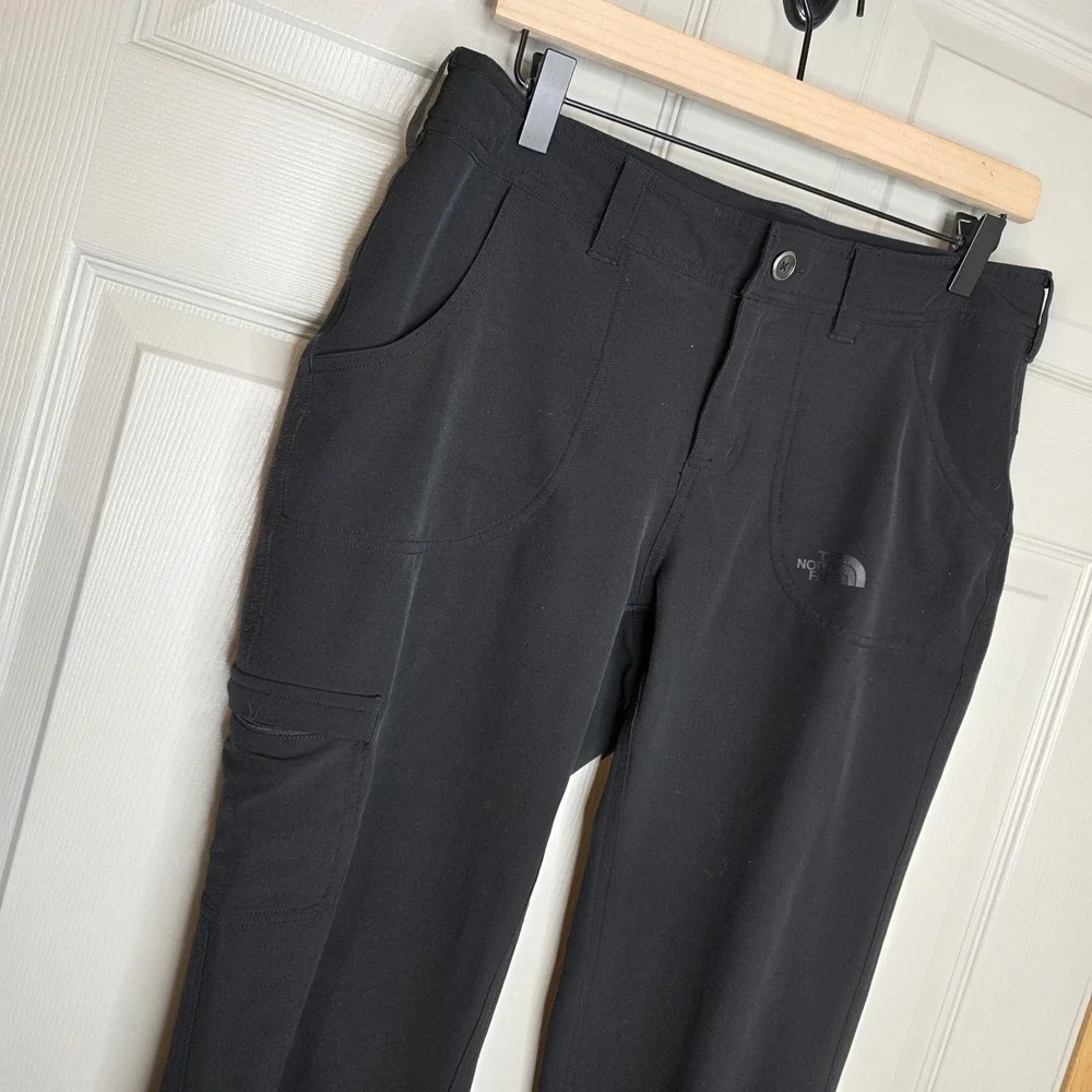 THE NORTH FACE Roll Up Soft Shell Stretch Pant Athletic Hiking GORPCORE Black 8